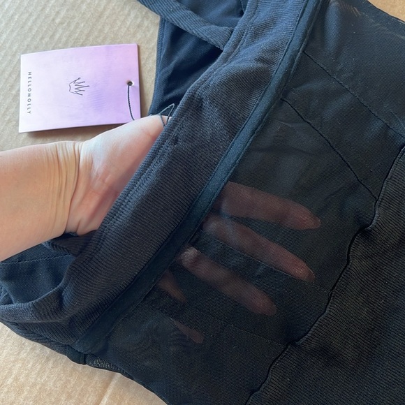 Hello Molly Can’t hold us Midi dress in black, size L, NWT - Picture 12 of 15